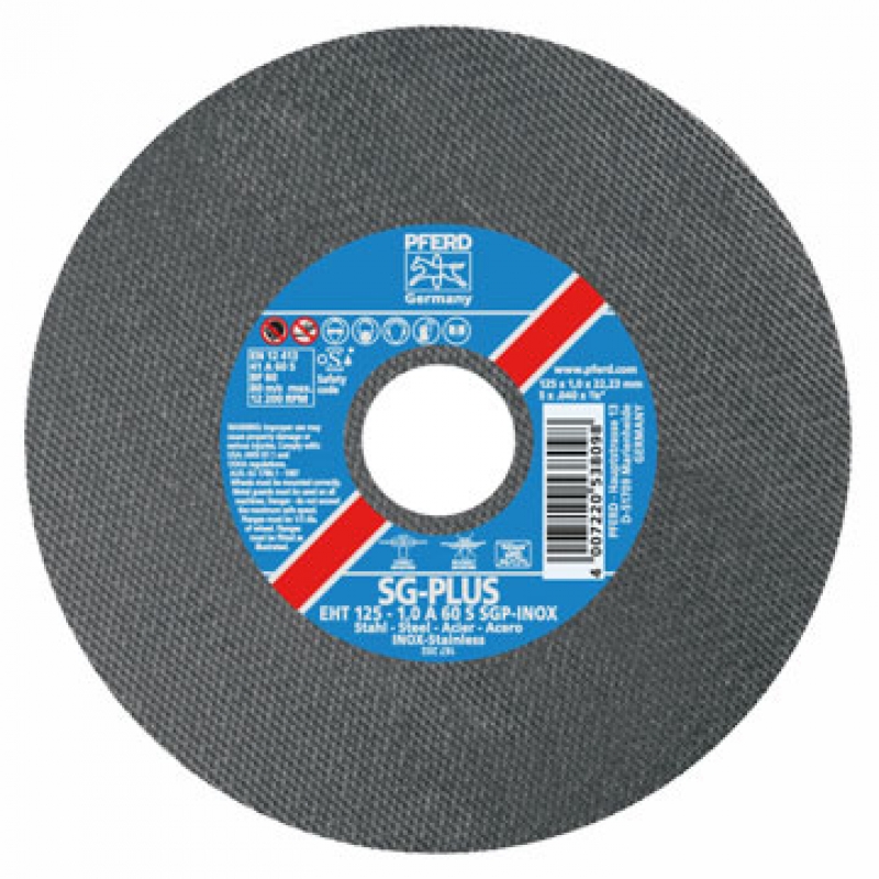 DISCO CORTE PFERD EHT 115X0.8 INOX.
