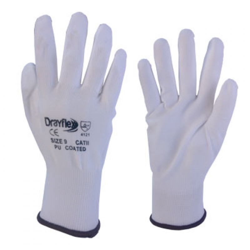 GUANTE PU BLANCO DRAYFLEX TALLE L