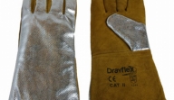 GUANTE SOLDADOR FORRADO C/KEVLAR Y ALUM. DRAYFLEX