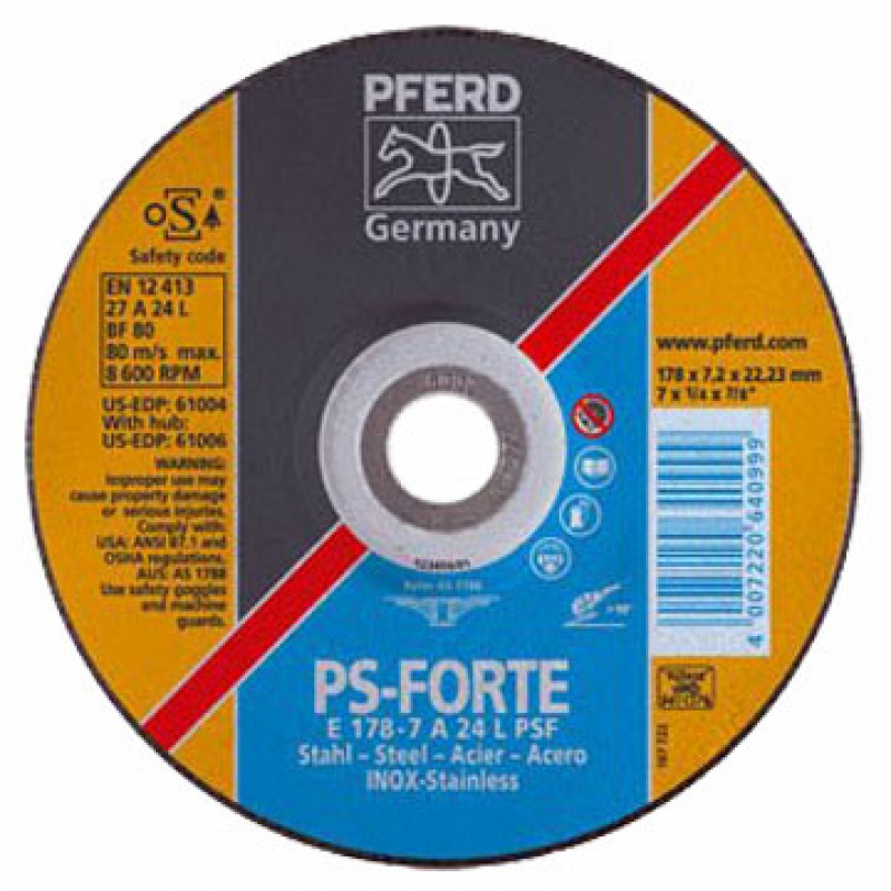 DISCO DESBASTE PFERD E 125X7