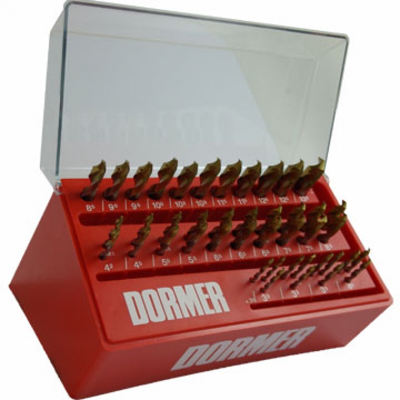 JUEGO DE MECHAS HSS A002 TITANIUM 3-13 43PZ.