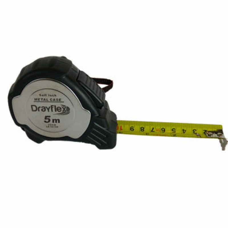 CINTA METRICA DRAYFLEX 5M METALICA CON GOMA