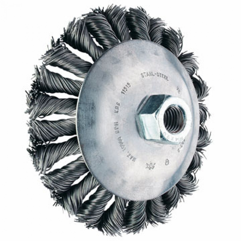 CEPILLO TRENZADO SEMICONICO 115MM PFERD