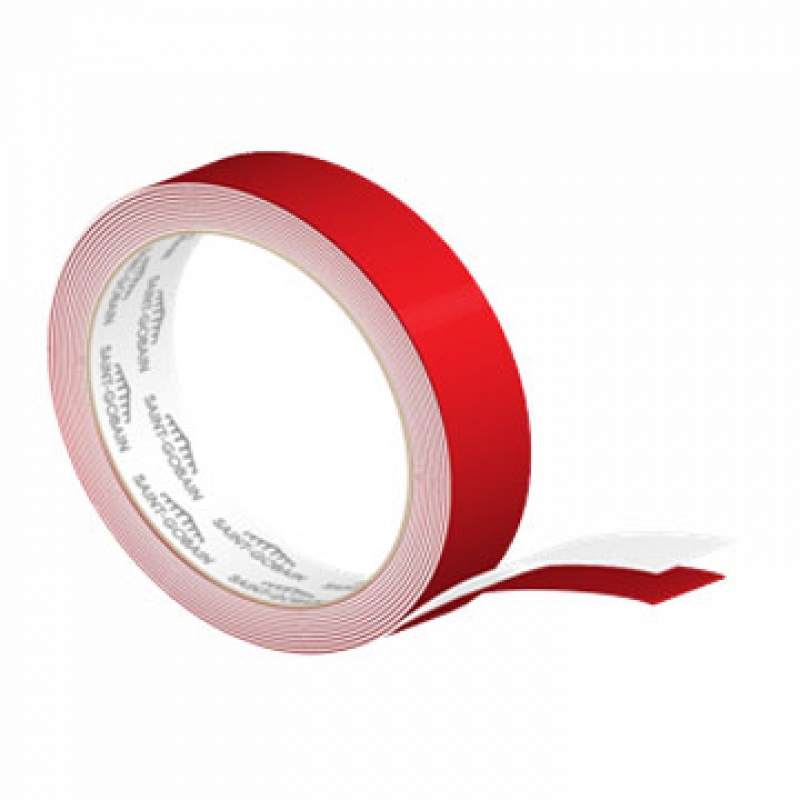 CINTA DOBLE FAZ BCA 19MMX20MTX1.5MM ROJA