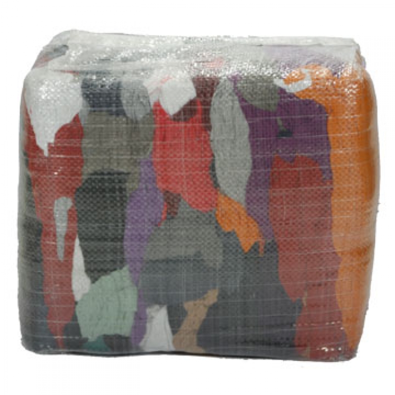 TRAPO ALGODON COLOR 80% BOLSA DE 20 KGS.