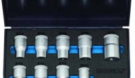 TX19 E-09 JUEGO DE DADOS TORX HEMBRA 1/2"