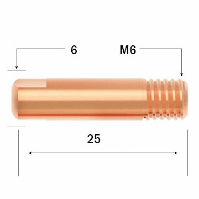 PUNTA CONTACTO M6 0.9 SBME 116/150