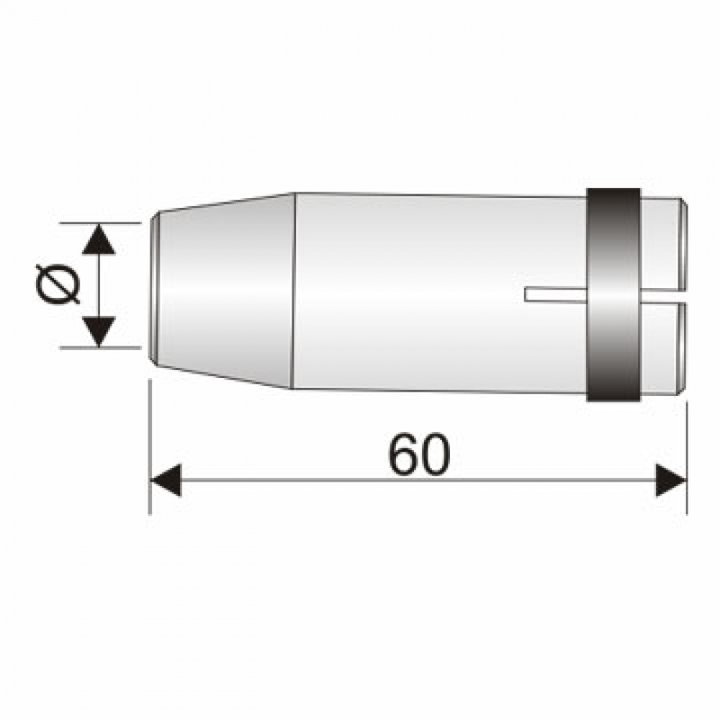 TOBERA DE GAS DE 15MM