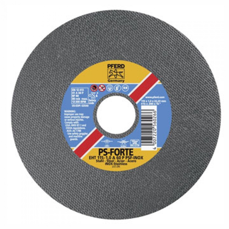 DISCO CORTE PFERD EHT 115X2.4 PSF-INOX